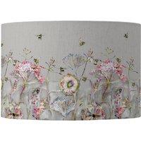 Voyage Maison Langdale Eva Floral Lampshade in Pink | Size: 30 cm diameter x 21 cm high