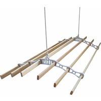 Monstershop Clothing Airer Ceiling Pulley - White - 1.4m