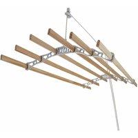 Monstershop Clothing Airer Ceiling Pulley - White - 2.4m