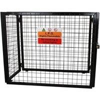 Monstershop Gas Bottle Mesh Cage 900mm in Black