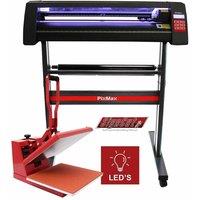 Monstershop Vinyl Cutter LED, 38cm Clam Press & SignCut Software in Black