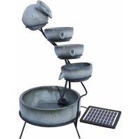 Monstershop Grey 4 Tier Spilling Bowls Water Feature