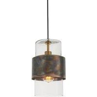 Netlighting 'PALERMO' Stylish Dimmable Indoor Modern Glass Pendant Ceiling Light in Brown