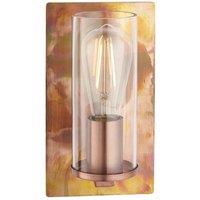 Netlighting 'PALERMO' Stylish Dimmable Indoor Modern Decorative Glass Wall Lamp in Copper