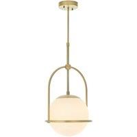 Netlighting 'COSENZA' Stylish Contemporary Dimmable Glass Pendant Ceiling Light in Yellow