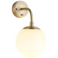 Netlighting 'COSENZA' Stylish Contemporary Dimmable Indoor Decor Glass Wall Lamp in Yellow