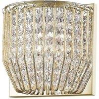 Netlighting Carlo 1 Light Wall Lamp Gold Fitting