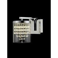 Netlighting Florina LED Chrome Wall Light in Grey