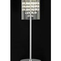 Netlighting Florina LED Chrome Table Lamp in Grey