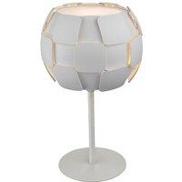 Netlighting Brigitte 1 Light Table Lamp White Frame