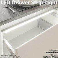 Loops 3x 800mm LED Drawer Strip Light AUTO ON/OFF PIR SENSOR Kitchen Cupboard Door