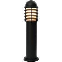 Loops Outdoor IP44 Bollard Light Matt Black 650mm Lamp Post Garden Driveway Patio