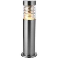 Loops Outdoor IP44 Bollard Light Marine Grade Steel Lamp Post Garden Driveway Patio in Metallics