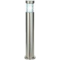 Loops Outdoor IP44 Bollard Light Marine Grade Steel Lamp Post Garden Driveway Pillar in Metallics