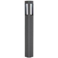 Loops Outdoor Post Bollard Light Grey Triangle IP54 Modern Garden Driveway Lamp LED