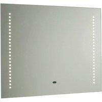 Loops IP44 LED Bathroom Mirror 50cm x 60cm Vanity Light IR Switch & Dual Shaver Socket | Size: 50 cm x 60 cm