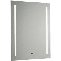 Loops IP44 LED Bathroom Mirror 70cm x 50cm Vanity Light IR Switch & Dual Shaver Socket | Size: 70 cm x 50 cm