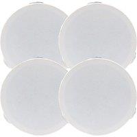 Loops 2x PAIR 4 Mini Low Profile Ceiling Speaker 8 OHM 2 Way Compact Mount Slim Line