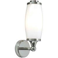 Loops IP44 Wall Light Enclosed Glass Shade LED Included Polished Chrome LED G9 3.5W in Clear