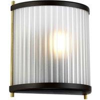 Loops Wall Light Museum Bronze Dark Brown Painted / Aged Brass LED E27 60W