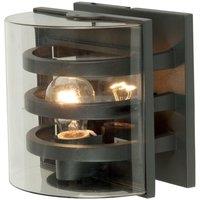Loops Outdoor IP54 Wall Light Graphite LED E27 100W d01055