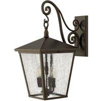 Loops Outdoor IP44 4Wall Light Regency Bronze LED E14 60W