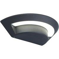 Loops Outdoor IP54 Wall Light Sconce Graphite Finish LED 7W Bulb Outside External