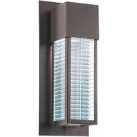 Loops Outdoor IP44 Wall Light Architectural Bronze LED GU10 7W