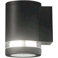 Loops Outdoor IP44 Wall Light Graphite LED GX53 9W