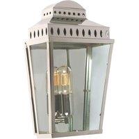 Loops Outdoor IP44 Wall Light Highly Polished Nickel LED E27 100W d01943 in Metallics