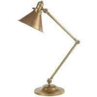 Loops Table Lamp Stick Lamp Elegant Plain Stem Aged Brass LED E27 60W in Metallics