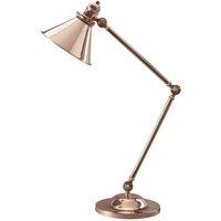 Loops Table Lamp Pivoting Ball Shape Joints Angular Polished Copper LED E27 60W