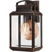 Loops Outdoor IP44 Wall Light Imperial Bronze LED E27 100W d02165