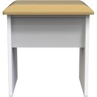 Ready Assembled 2 U Norfolk Stool (Ready Assembled) in White