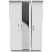 Ready Assembled 2 U Hampshire Triple Mirror Wardrobe (Ready Assembled) in White