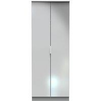Ready Assembled 2 U Dover 2 Door Wardrobe (Ready Assembled) in Dark Grey