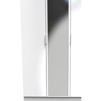 Ready Assembled 2 U Dover Triple Mirror Wardrobe (Ready Assembled) in White
