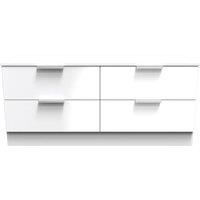 Ready Assembled 2 U Dover 4 Drawer Bed Box (Ready Assembled) in White