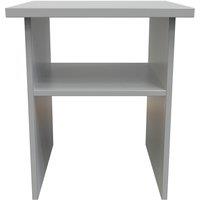 Ready Assembled 2 U Dover Lamp Table (Ready Assembled) in Dark Grey