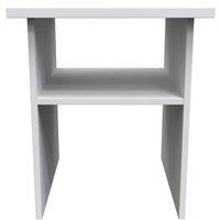 Ready Assembled 2 U Dover Lamp Table (Ready Assembled) in White