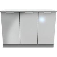 Ready Assembled 2 U Dover 3 Door Sideboard (Ready Assembled) in Dark Grey