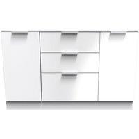 Ready Assembled 2 U Dover 2 Door 3 Drawer Sideboard (Ready Assembled) in White