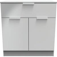 Ready Assembled 2 U Dover 1 Drawer 2 Door Sideboard (Ready Assembled) in Dark Grey