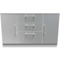 Ready Assembled 2 U Gloucester 2 Door 3 Drawer Sideboard (Ready Assembled) in Black