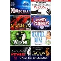 Activity Superstore West End Show & Afternoon Tea or Dinner Gift Experience