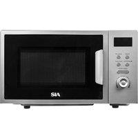 SIA 20L Microwave In Silver, Digital Display, 700W - FDM21SI in Silver