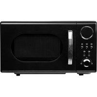 SIA 20L Retro Freestanding Microwave In Black 700W FRM20BL