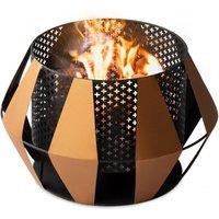 LIVIVO 'Sunburst' Fire Pit Brazier with Mesh Inner Walls