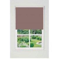 New Edge Blinds Mocha Plain Straight Edge Daylight Roller Blind 165cm Drop in Light Brown | Size: 240 cm width x 165 cm drop