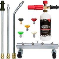 ProKleen Chassis Cleaner & Snow Foam Lance - Karcher Compatible in Metallic Silver